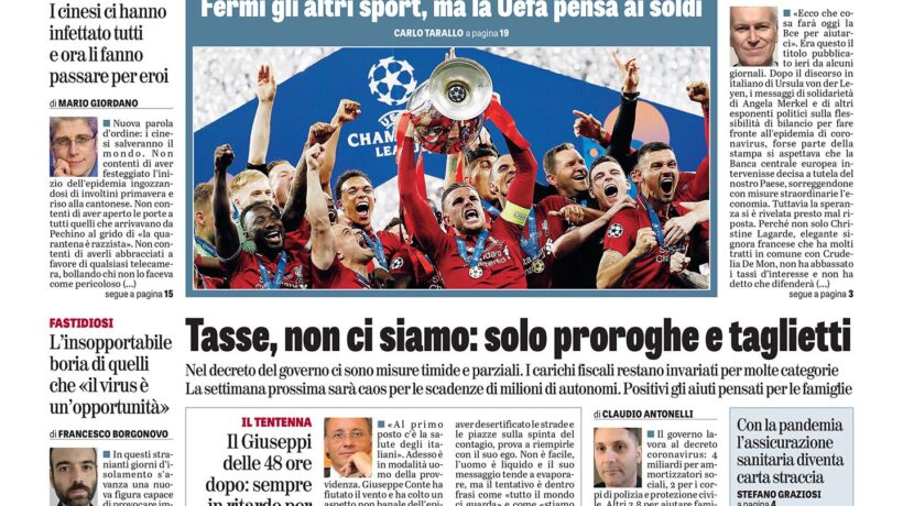 Oggi in edicola