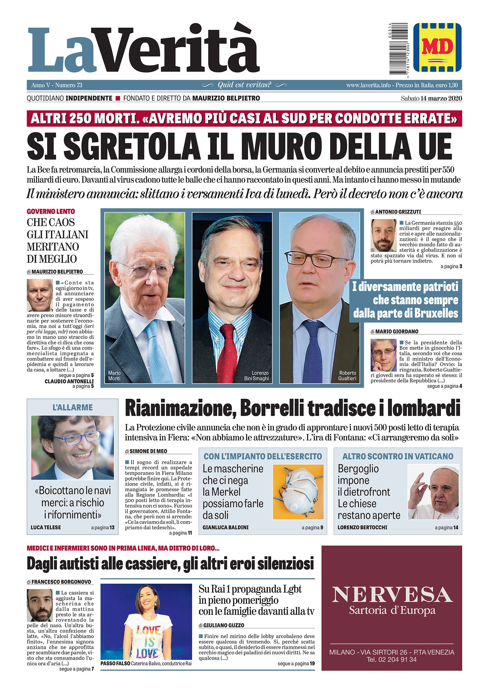 Oggi in edicola