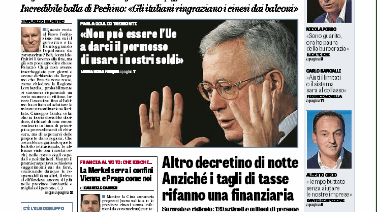 Oggi in edicola