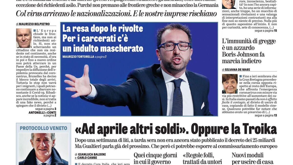Oggi in edicola