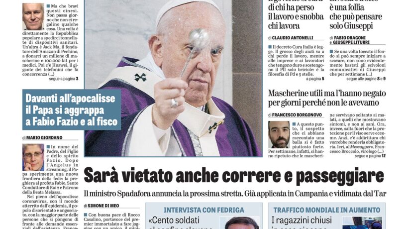 Oggi in edicola