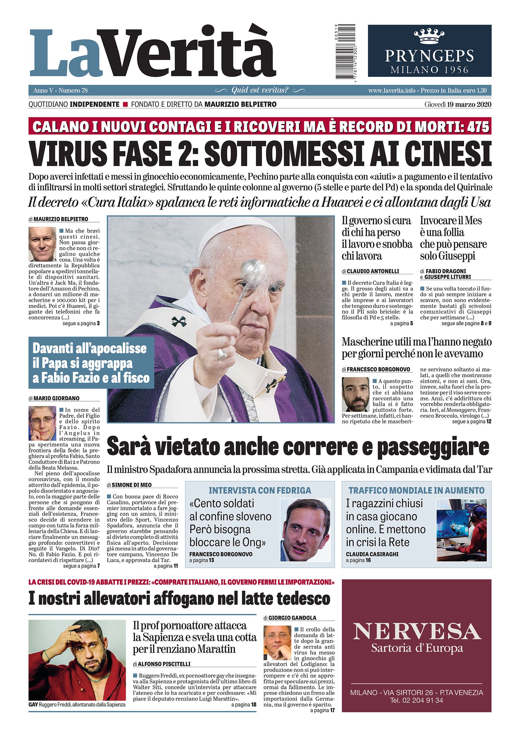 Oggi in edicola