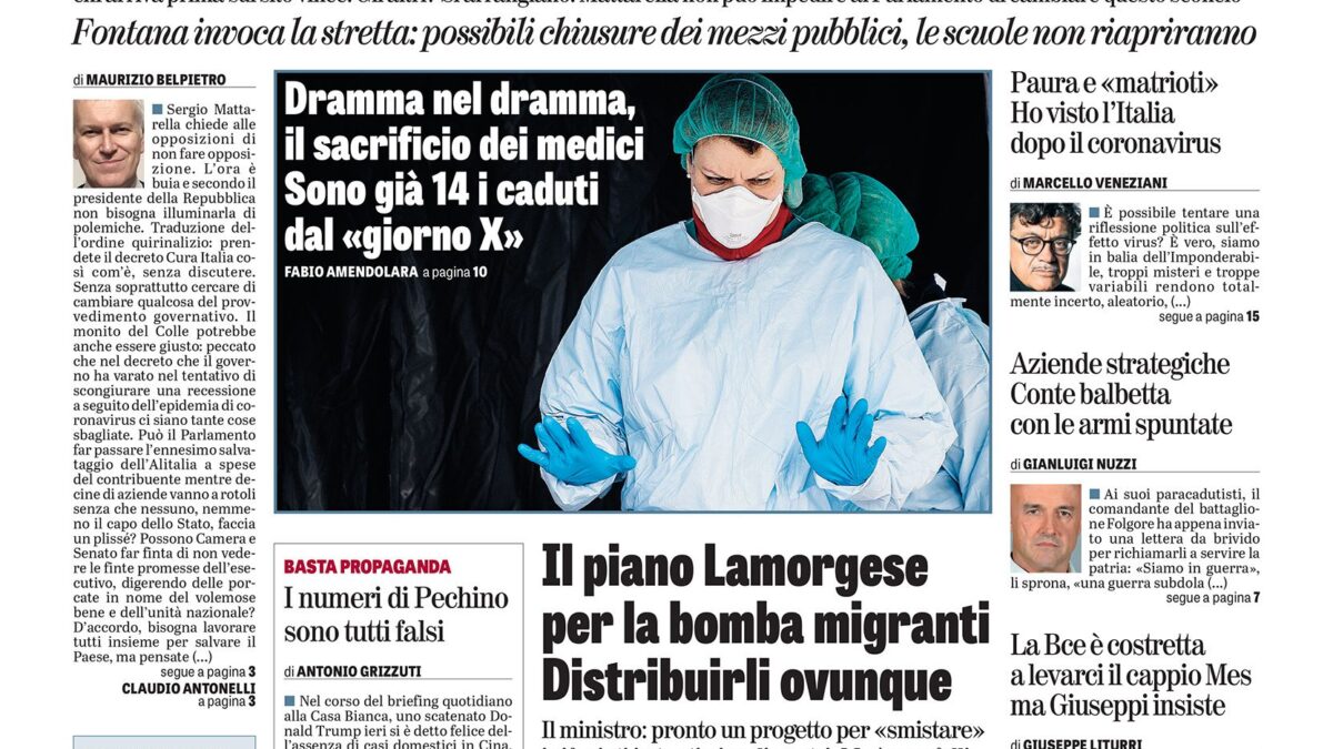 Oggi in edicola