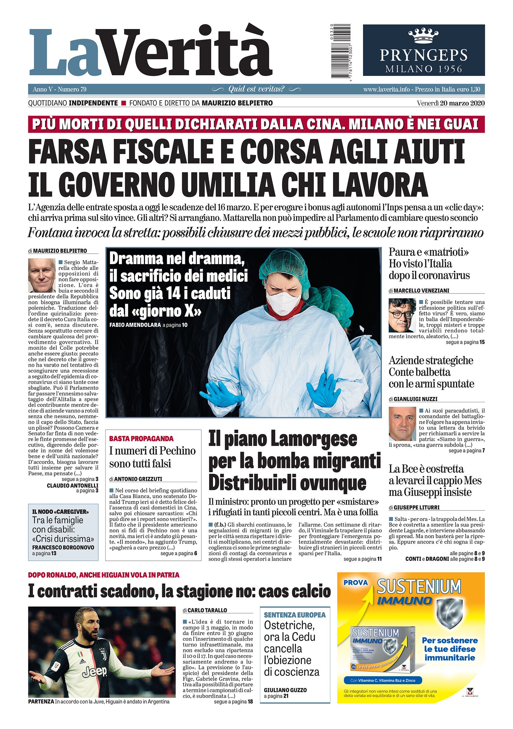 Oggi in edicola
