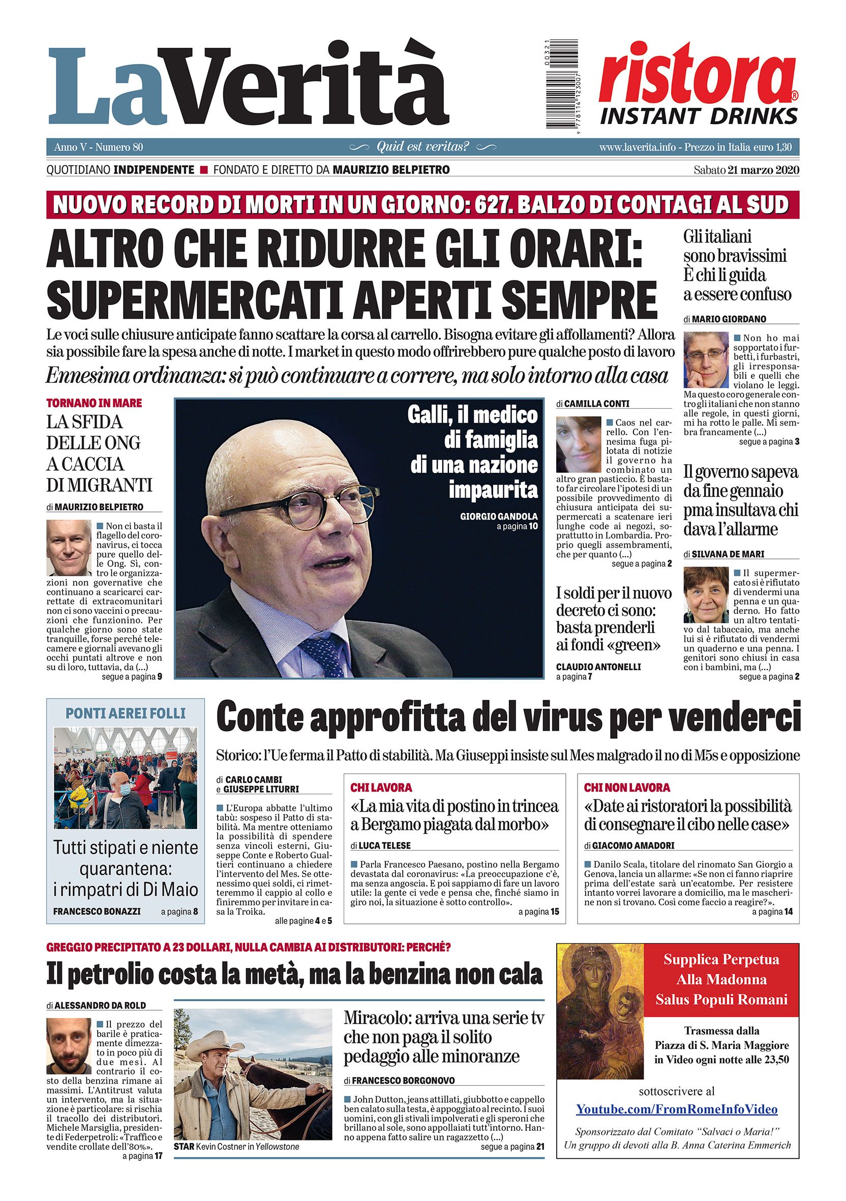 Oggi in edicola