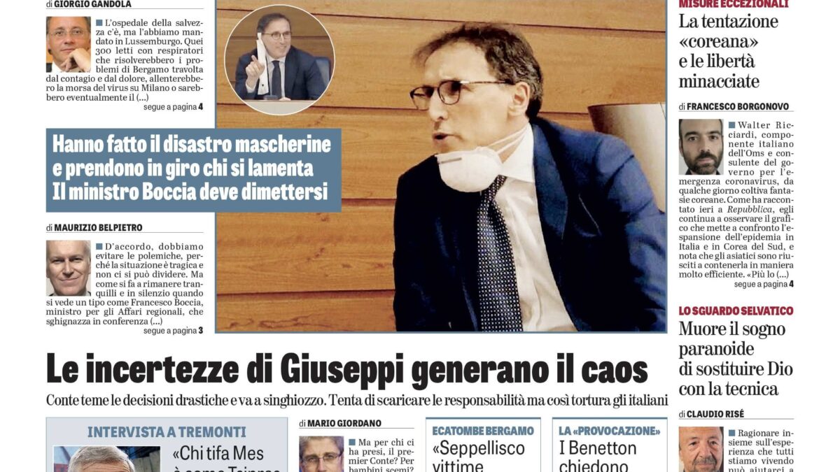 Oggi in edicola