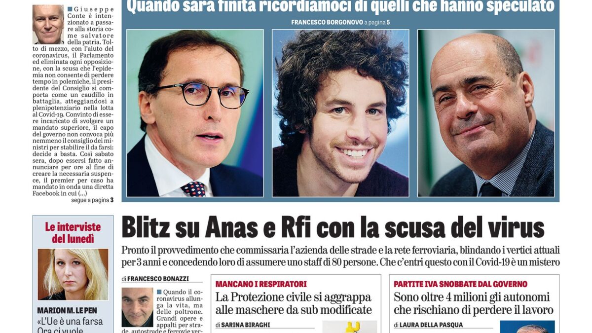 Oggi in edicola