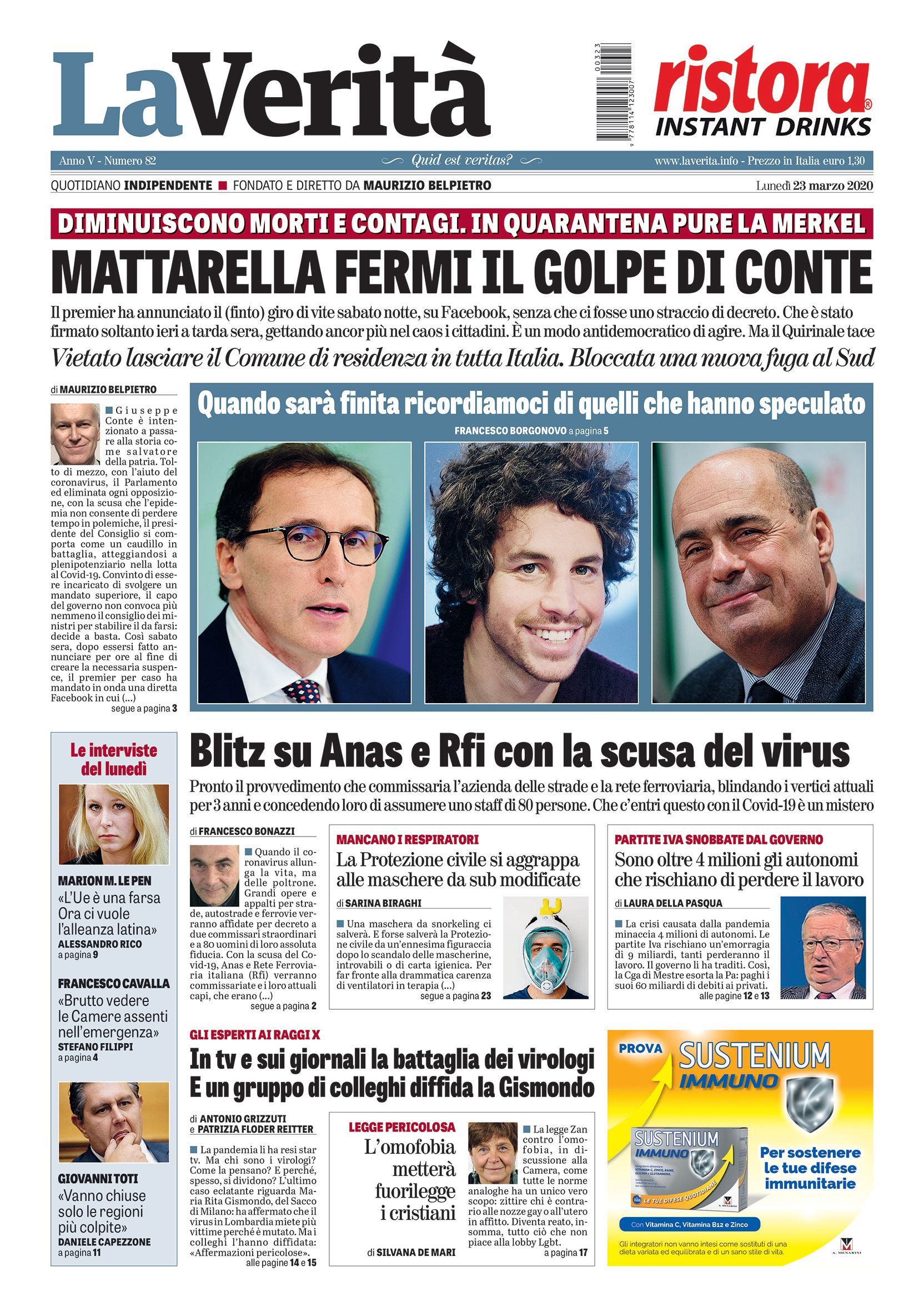 Oggi in edicola