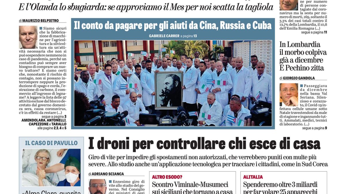 Oggi in edicola