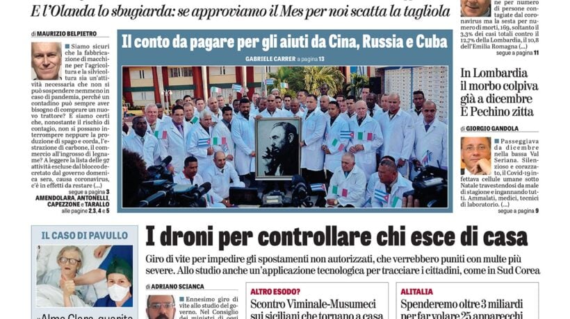 Oggi in edicola