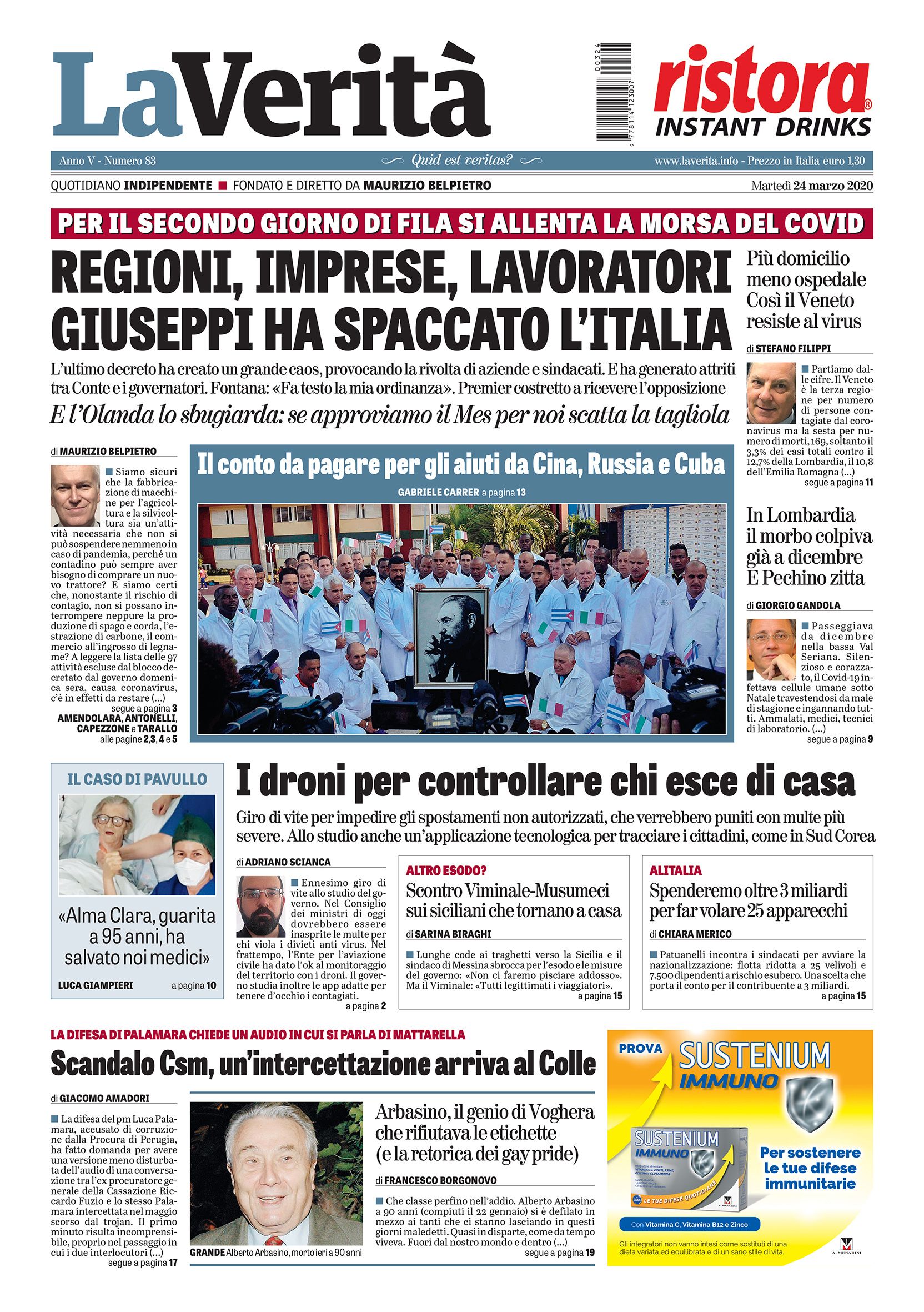 Oggi in edicola
