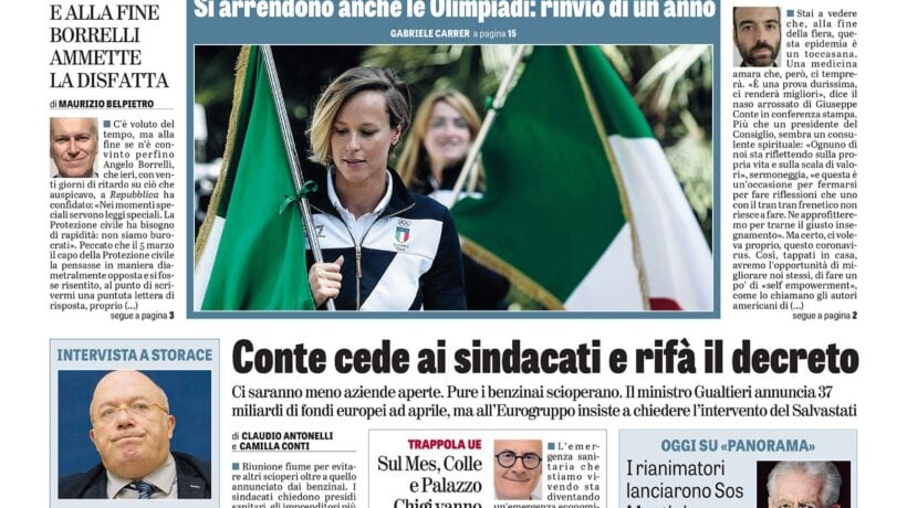 Oggi in edicola