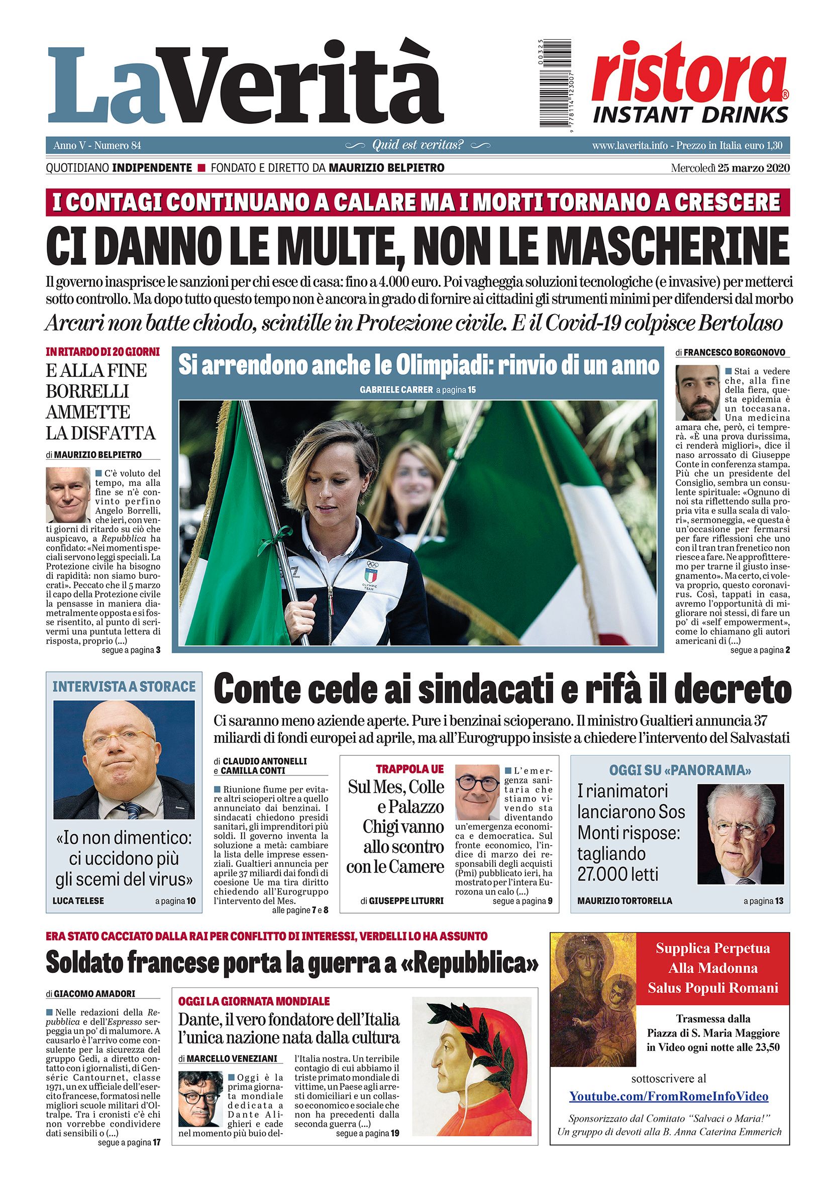 Oggi in edicola