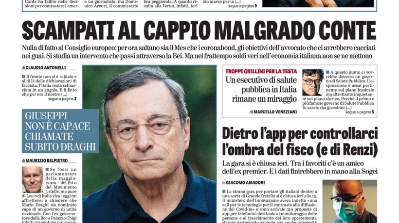 Oggi in edicola