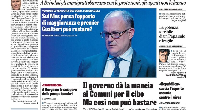 Oggi in edicola