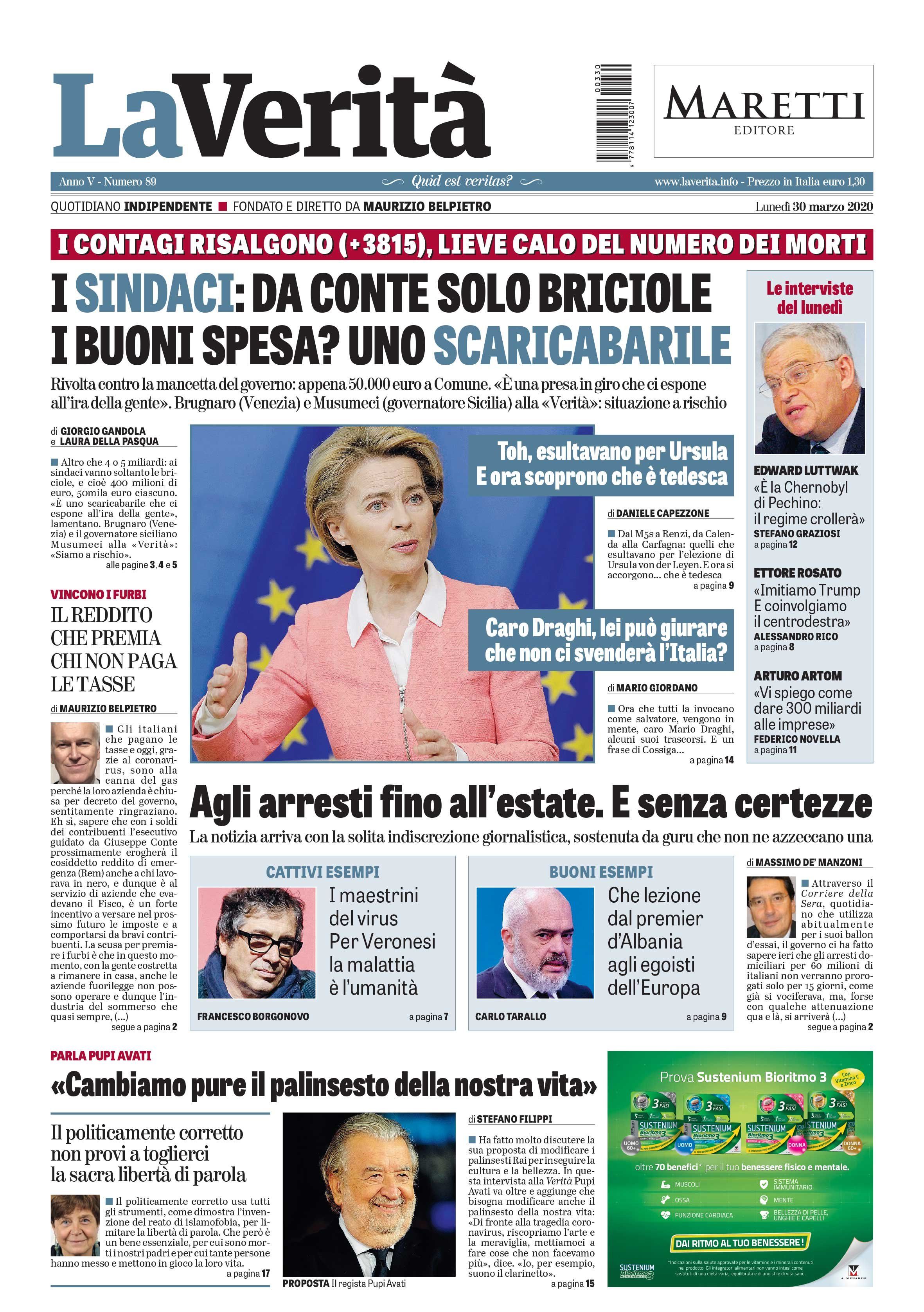 Oggi in edicola