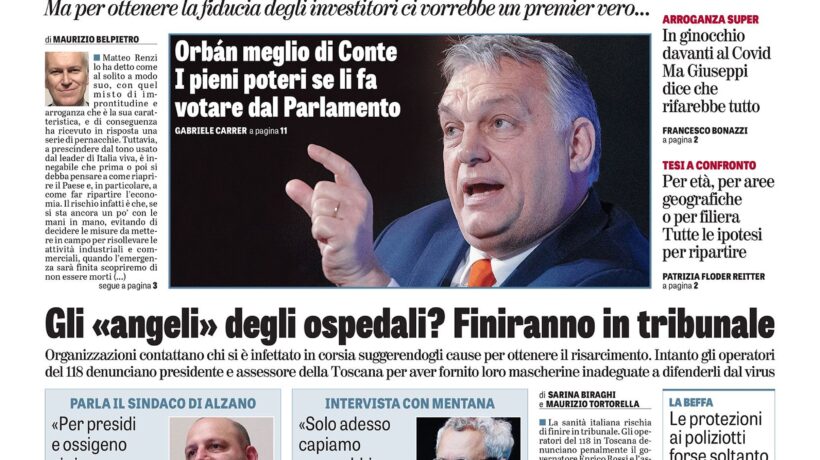 Oggi in edicola