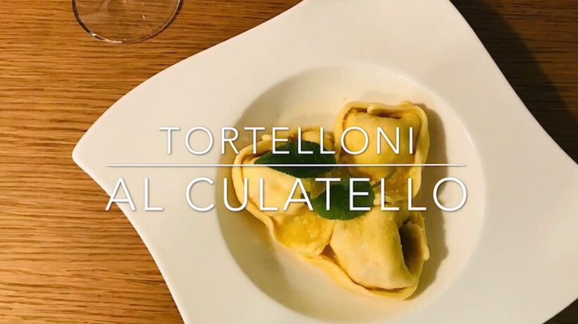 Cuciniamo insieme: tortelloni di ricotta e culatello 24 mesi con burro e salvia croccante