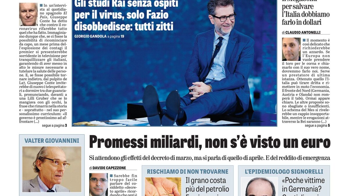 Oggi in edicola