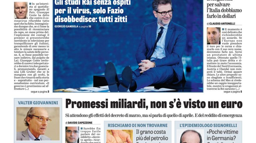 Oggi in edicola