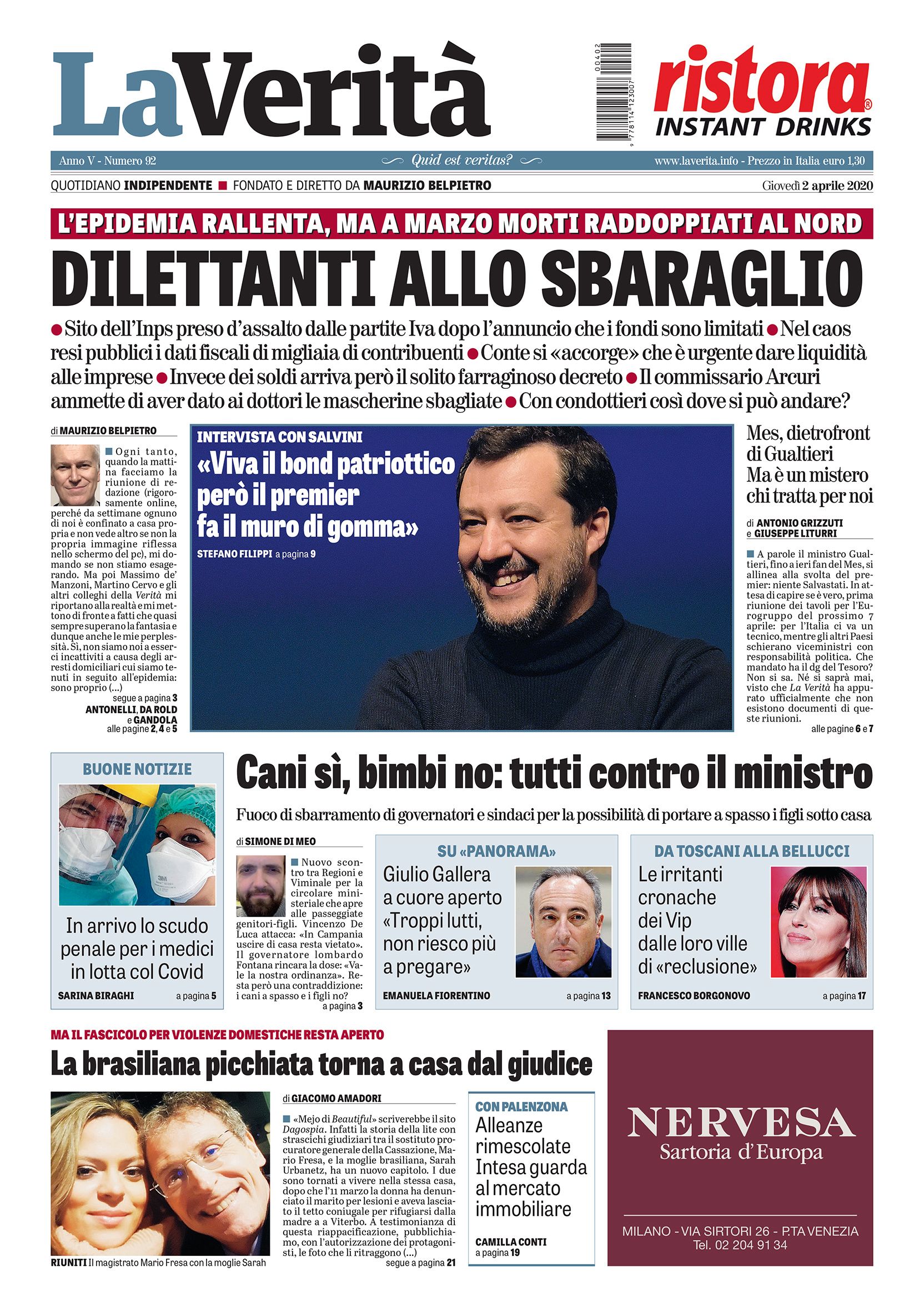 Oggi in edicola