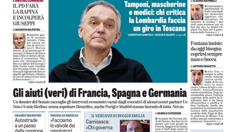 Oggi in edicola