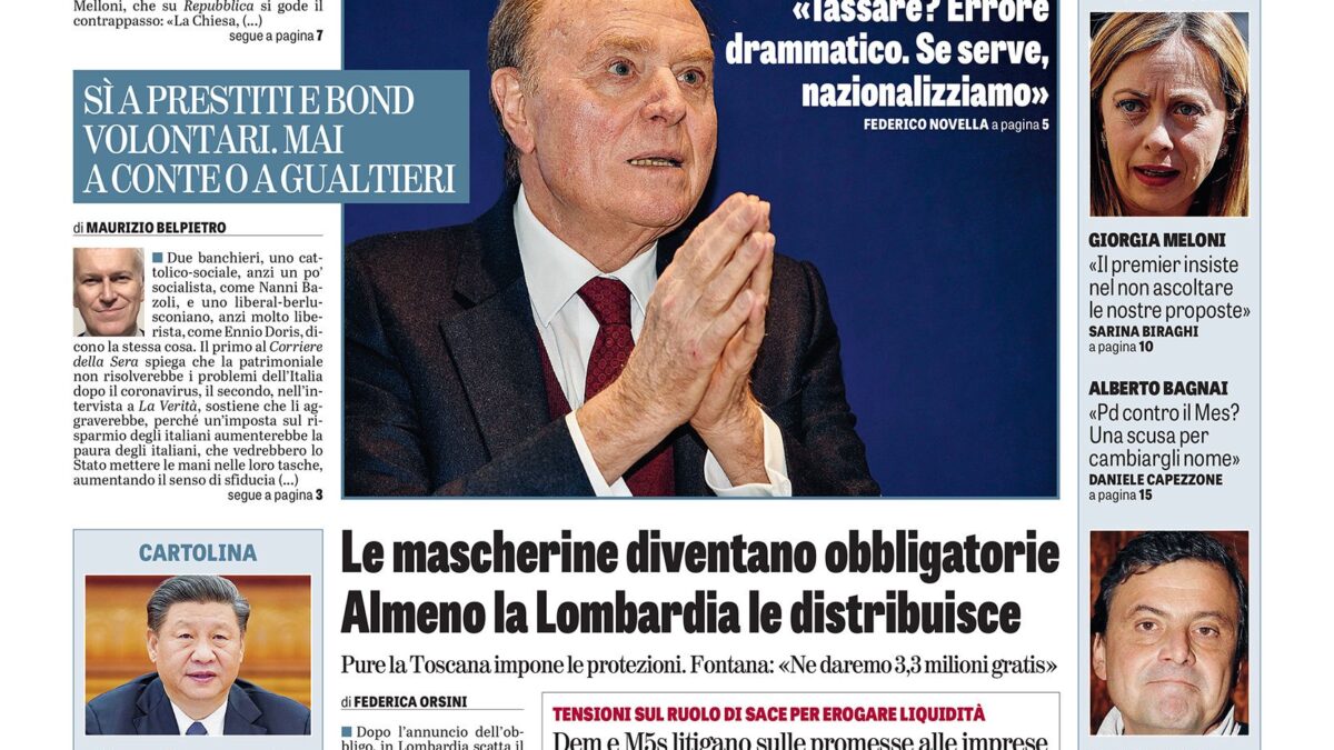 Oggi in edicola