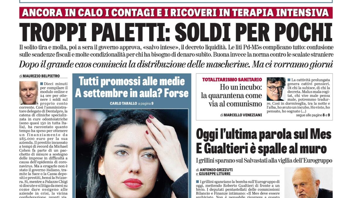 Oggi in edicola