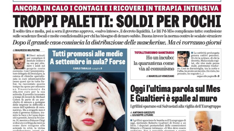 Oggi in edicola