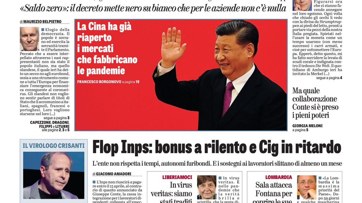 Oggi in edicola