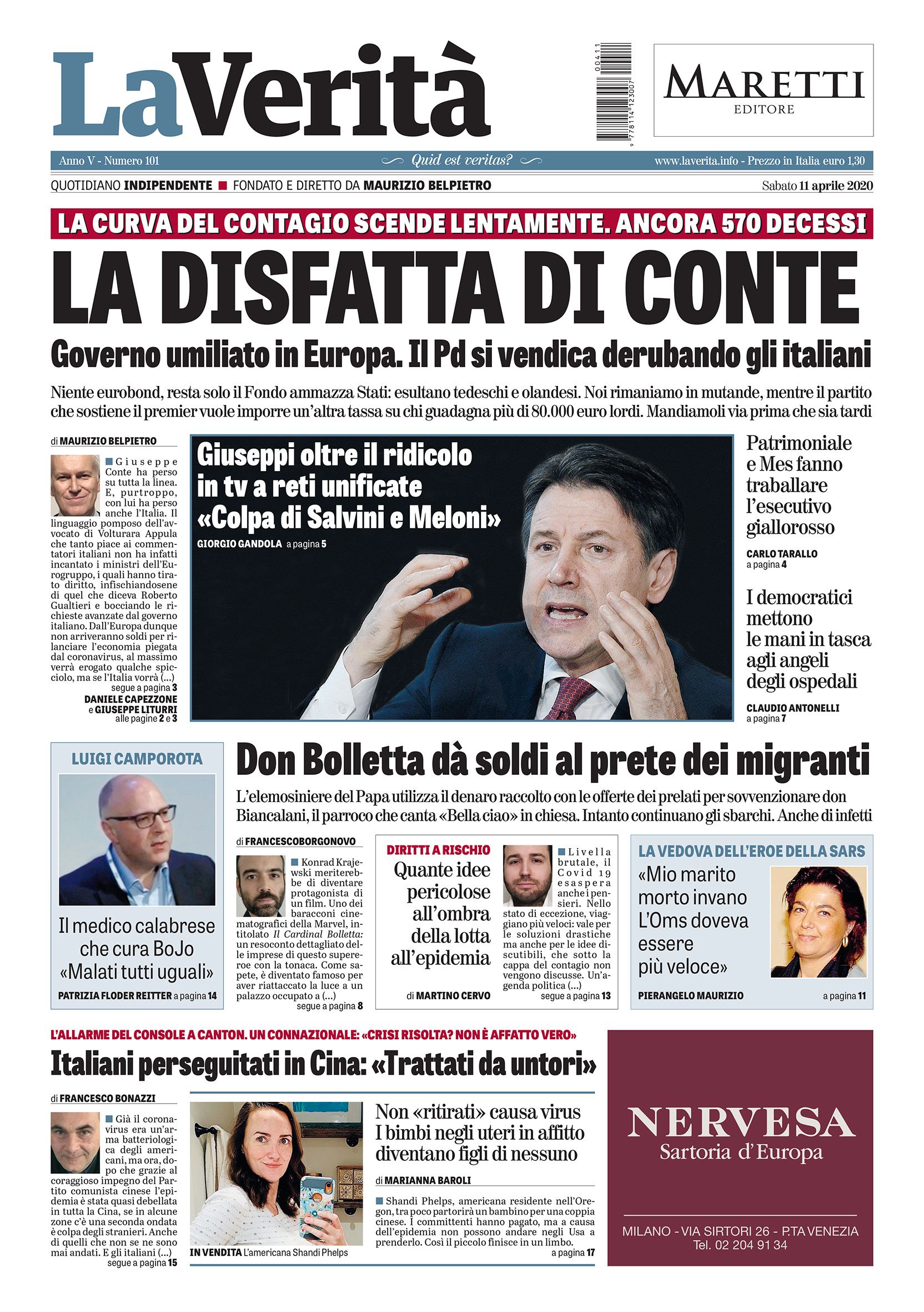Oggi in edicola