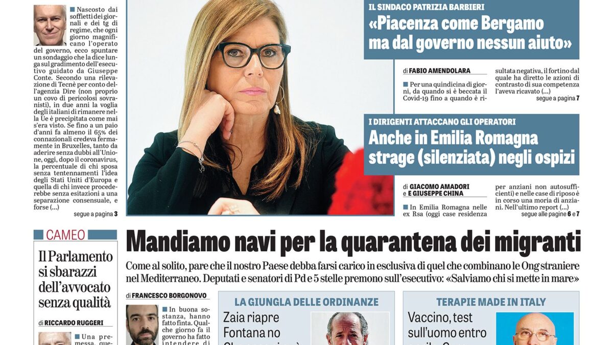 Oggi in edicola