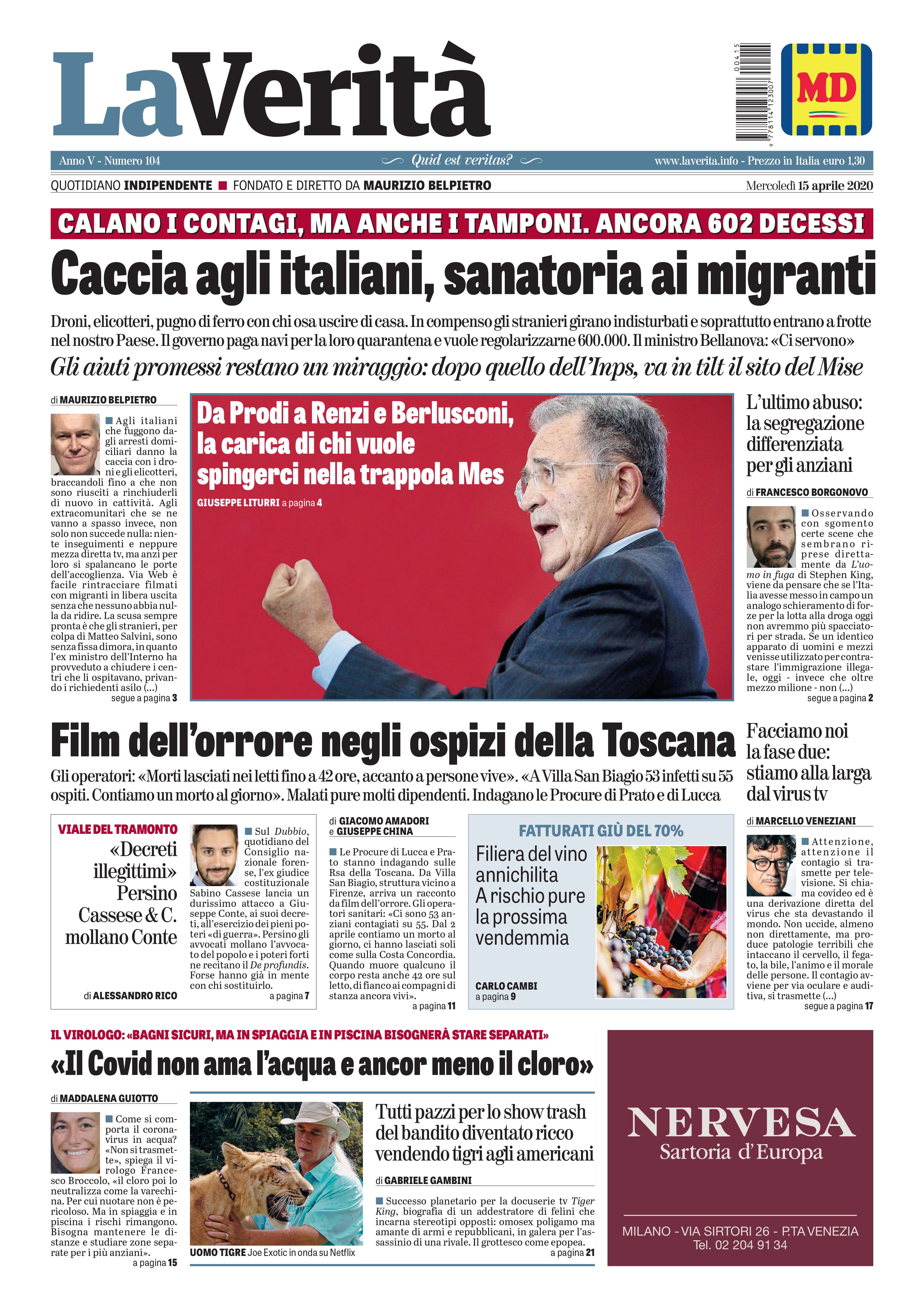 Oggi in edicola