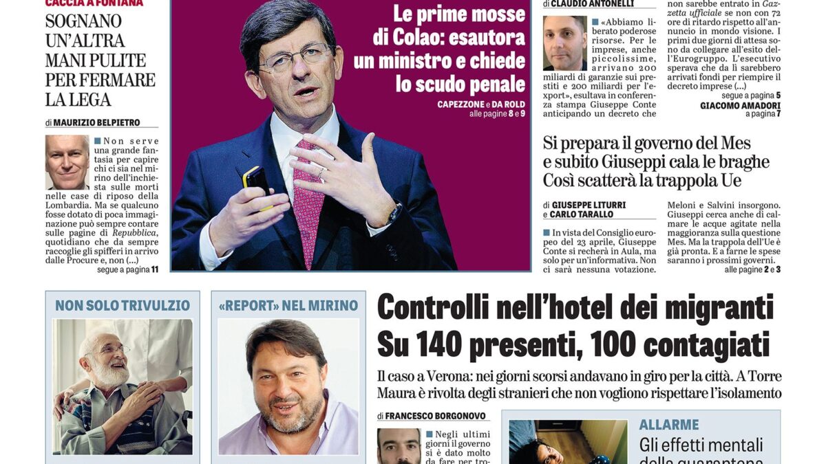Oggi in edicola