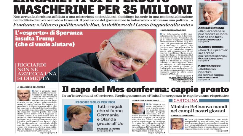 Oggi in edicola
