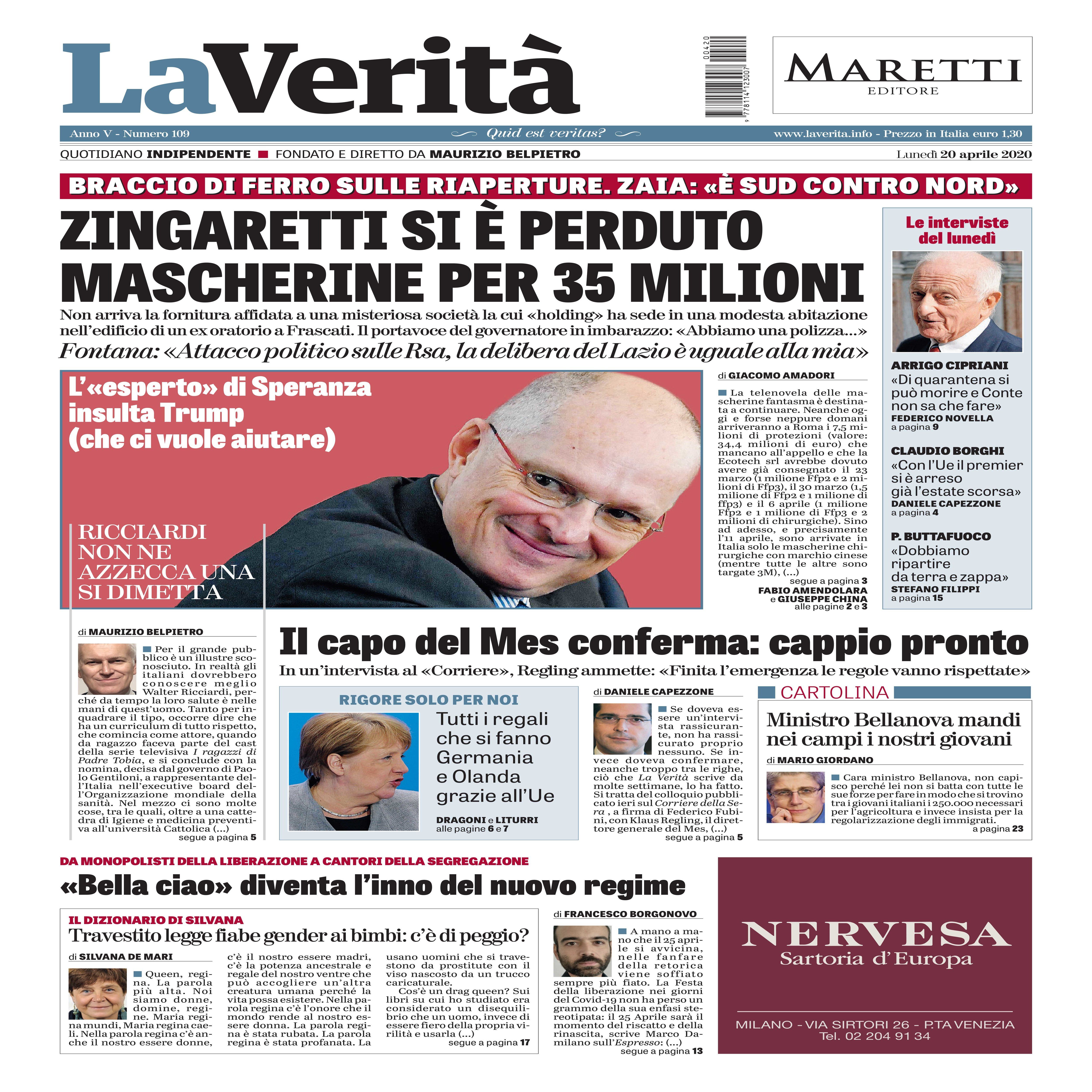 Oggi in edicola