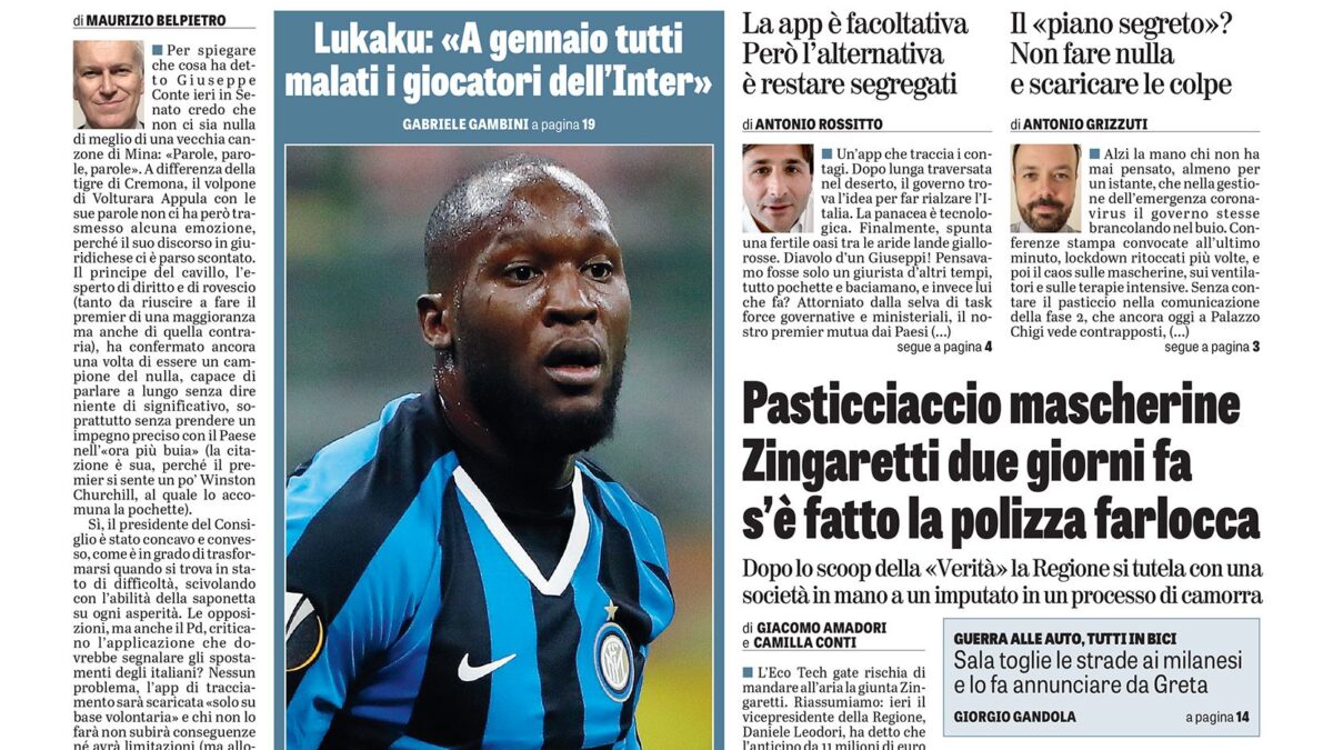 Oggi in edicola