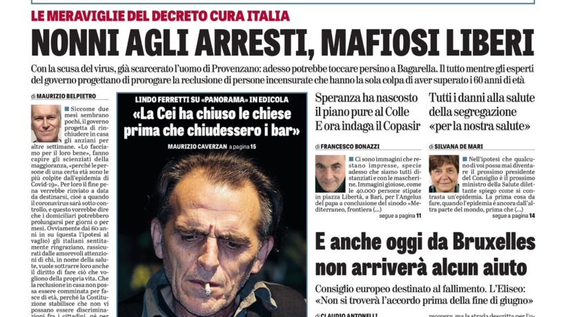 Oggi in edicola