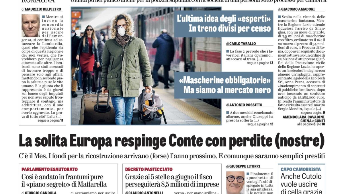 Oggi in edicola