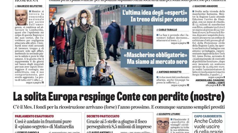 Oggi in edicola