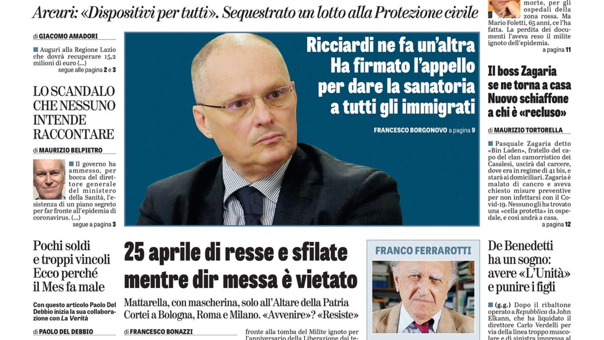 Oggi in edicola