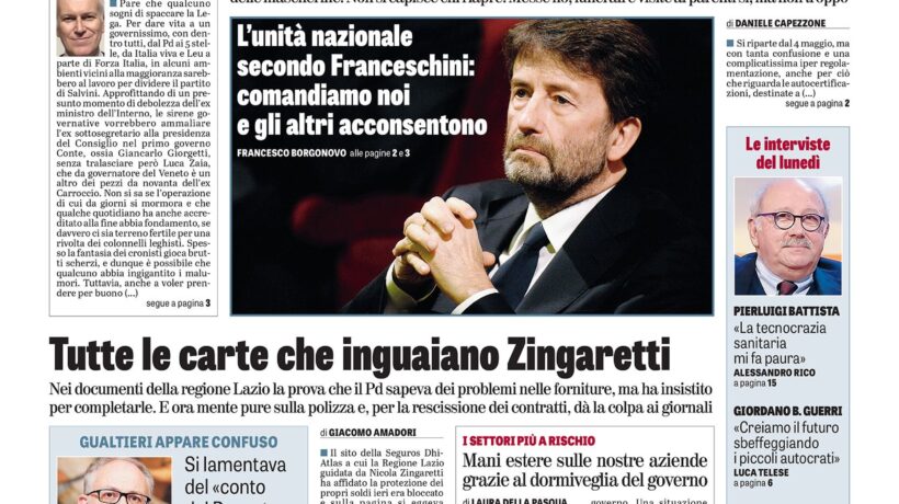 Oggi in edicola