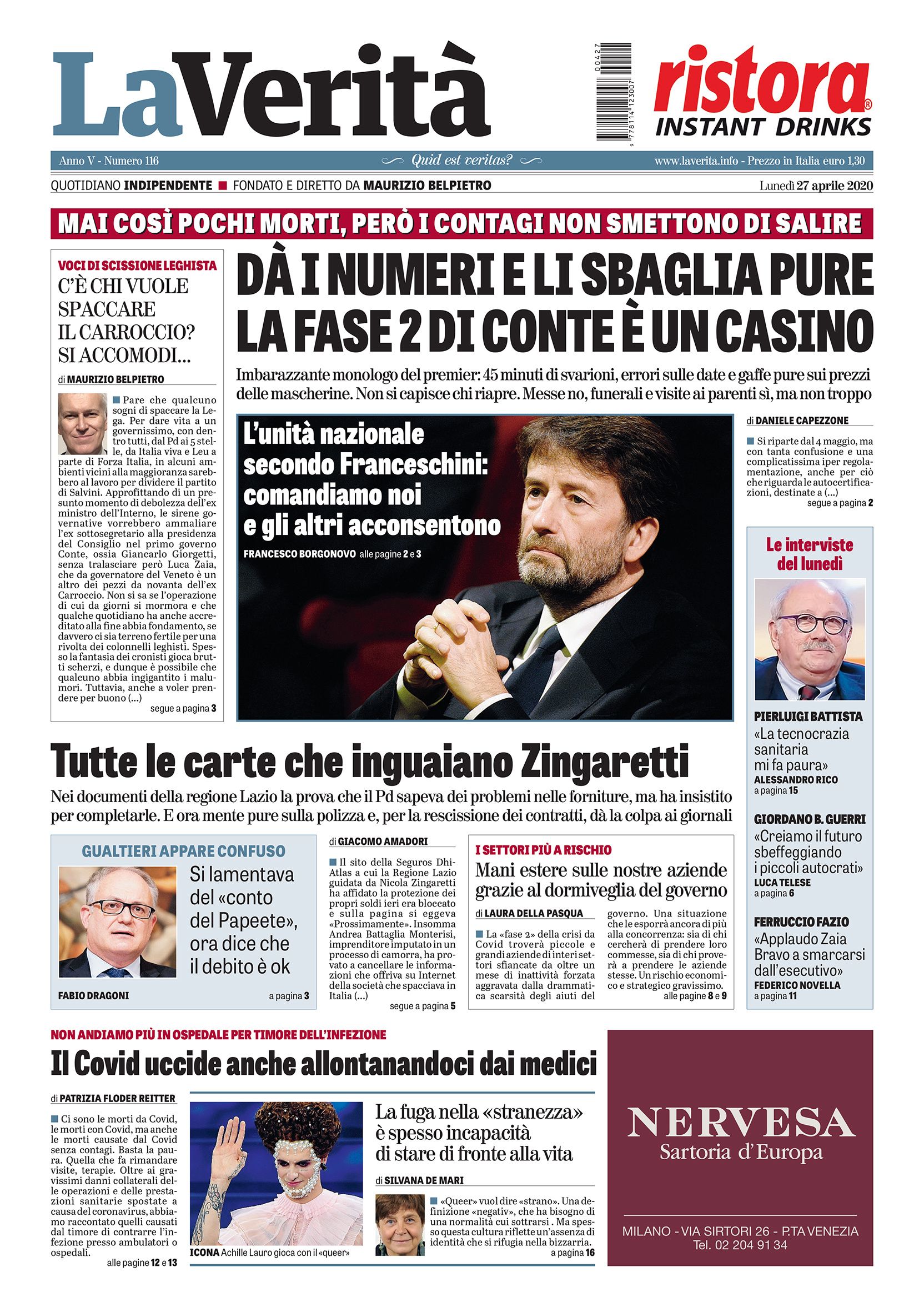 Oggi in edicola