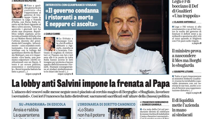 Oggi in edicola