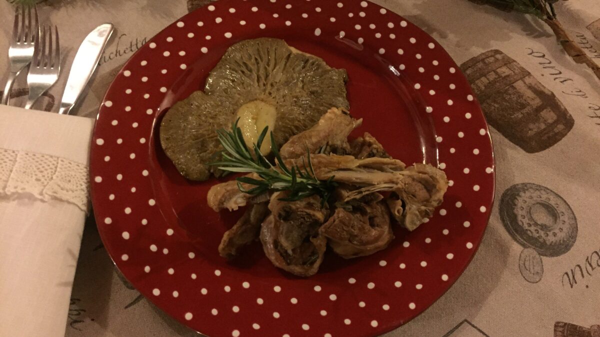 Cuciniamo insieme: agnello con fungo ferlengo