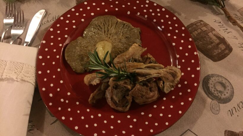 Cuciniamo insieme: agnello con fungo ferlengo