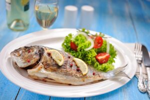 Cuciniamo insieme: l’orata nell’orto