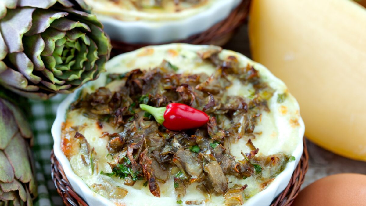 Cuciniamo insieme: sformato di carciofi