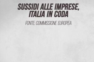 Sussidi alle imprese, Italia in coda
