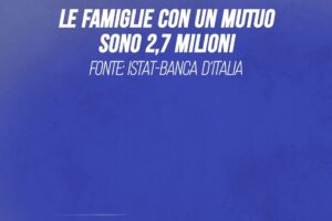 In Italia 2,7 milioni di famiglie pagano un mutuo